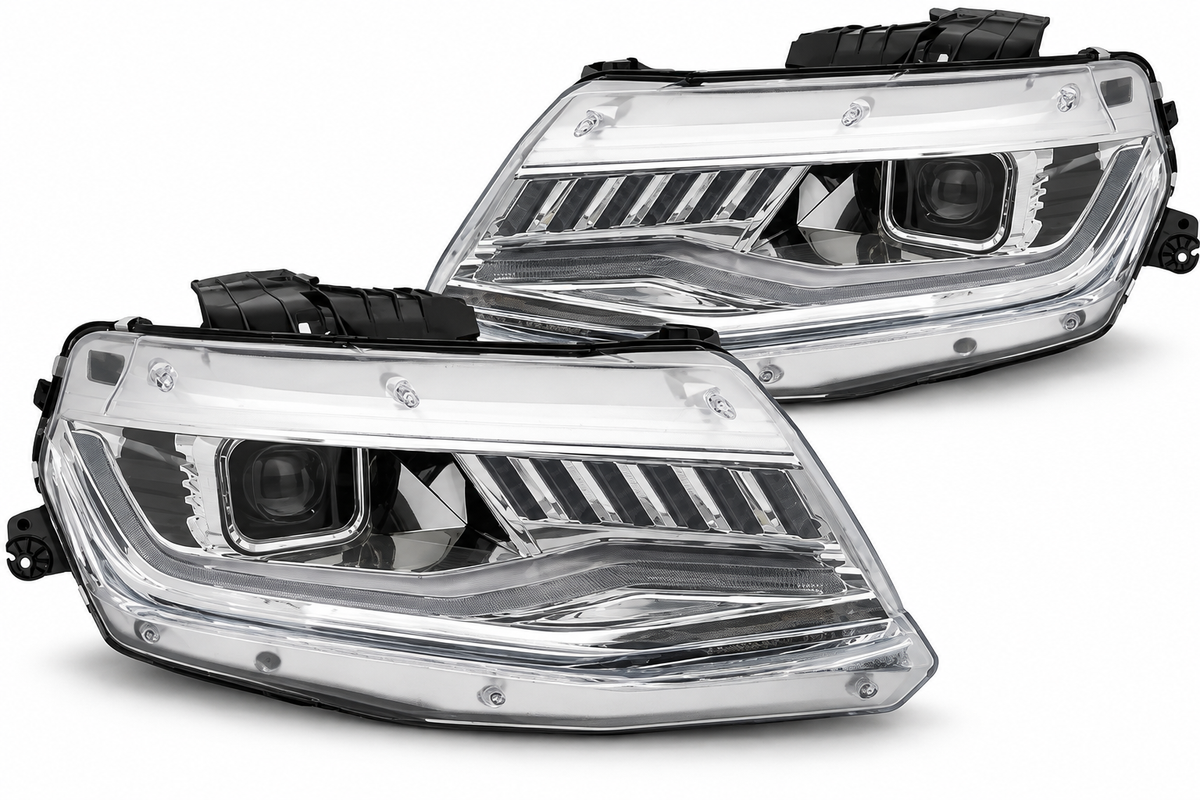 ART.5537 FARI ANTERIORI ADATTO PER CHEVROLET CAMARO 16-18 CHROME