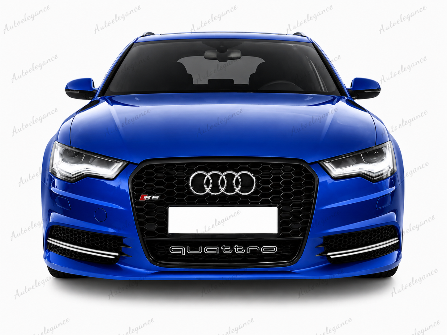 🔥ART.0336 GRIGLIA ADATTO PER AUDI A6 4G C7 2012-2015 LOOK RS6 QUATTRO NERA🔥