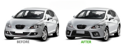 ART.5361 PARAURTI ANTERIORI SEAT LEON 06.05-09