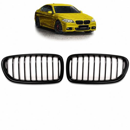 👉Griglia anteriore lucida nera adatta per BMW Serie 5 F10 F11 2010-2017 👈