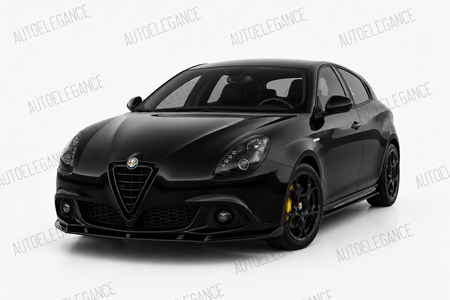 💕ART.10081 SPLITTER  ALFA ROMEO  GIULIA  NERO  LUCIDO 💕
