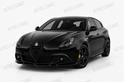 💕ART.10081 SPLITTER  ALFA ROMEO  GIULIA  NERO  LUCIDO 💕