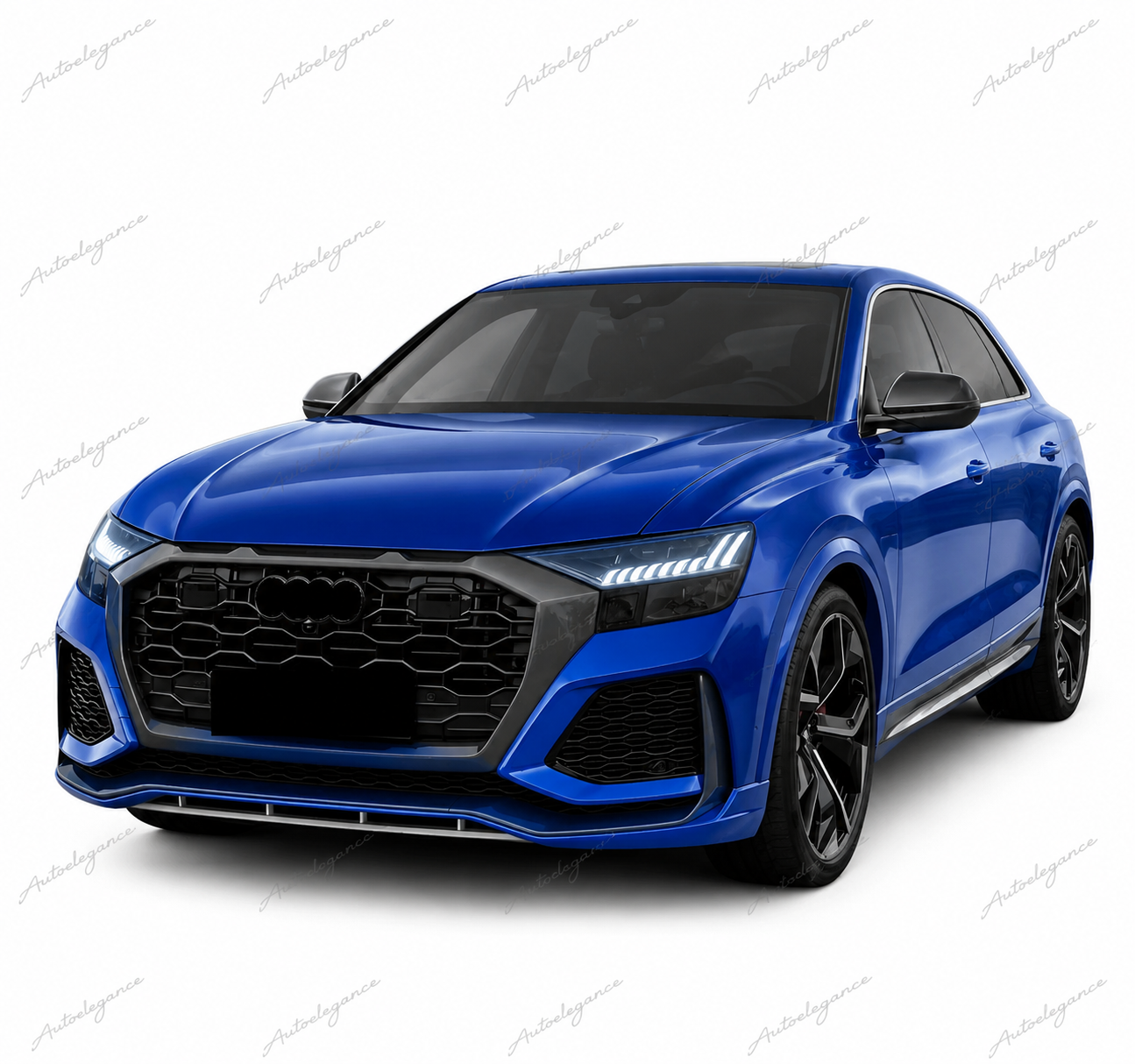 🔥ART.4795 GRIGLIA ANTERIORE SPORTIVA NERO LUCIDO PDC PER AUDI Q8 2018-2023🔥