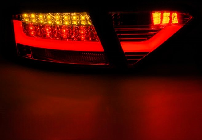 💫 ART.6167 Fanali posteriori LED BAR rosso fumé adatti per Audi A5 2007–06.2011 💫
