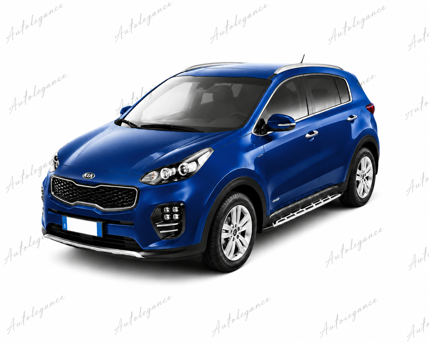 🔥ART.0847 PEDANE LATERALI KIA SPORTAGE QL 15-21 SOTTO PORTA ALLUNINIO E PVC🔥
