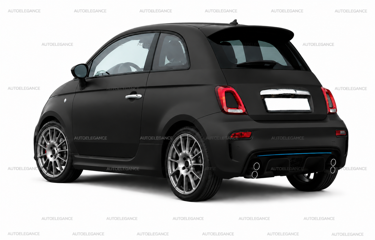 💫Spoiler sul Tetto Look Performance Nero Lucido per Fiat 500 2007-2024💫