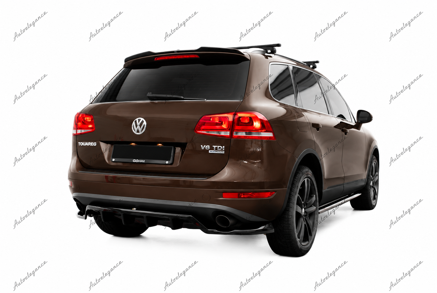 🔥ART.9832 SPLITTER POSTERIORE (CON BARRE VERTICALI) ADATTO PER VW TOUAREG Mk2🔥