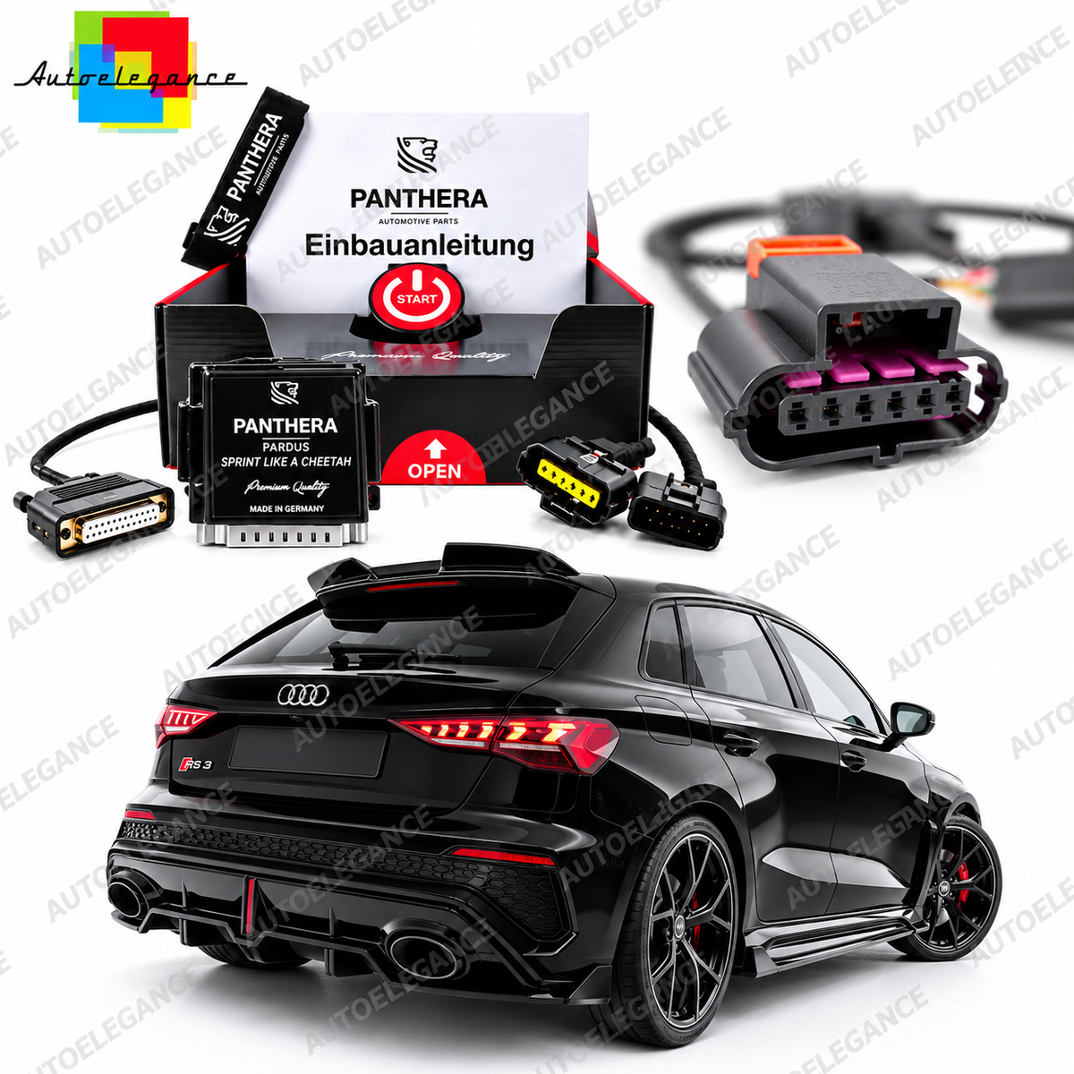🔥Panthera Pardus Power Pedal Acceleratore Plug & Play per audi A3 8y HB + sline + Sedan🔥