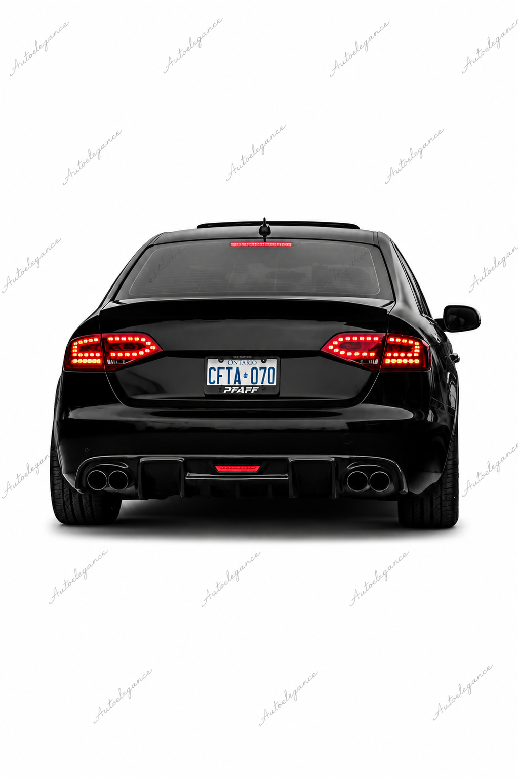 🔥ART.9878 SPOILER STILE S4 NERO LUCIDO PER AUDI A4 B8.5 FACELIFT 12-16🔥