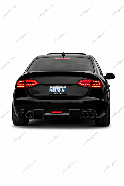 🔥ART.9878 SPOILER STILE S4 NERO LUCIDO PER AUDI A4 B8.5 FACELIFT 12-16🔥