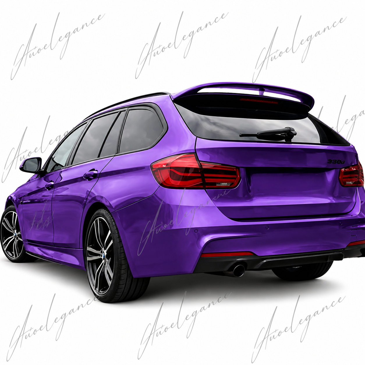 🔥ART.9729 SPOILER POSTERIORE PER TETTO BMW F31 NERO LUCIDO IN ABS / 2012-2018🔥
