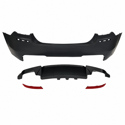 👉Paraurti Posteriore Look M5 per BMW Serie 5 F10 2011-2017 Diffusore 00-00👈