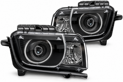 ART.5511 FARI ANTERIORI ADATTO PER CHEVROLET CAMARO 09-13 NERO