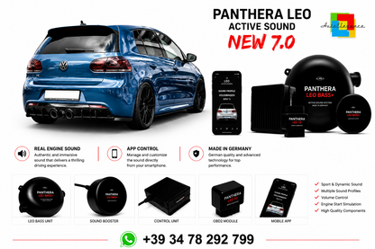 💕 ART.2672 PANTHERA Soundsystem Booster 7.0 - VW GOLF VI R 💕