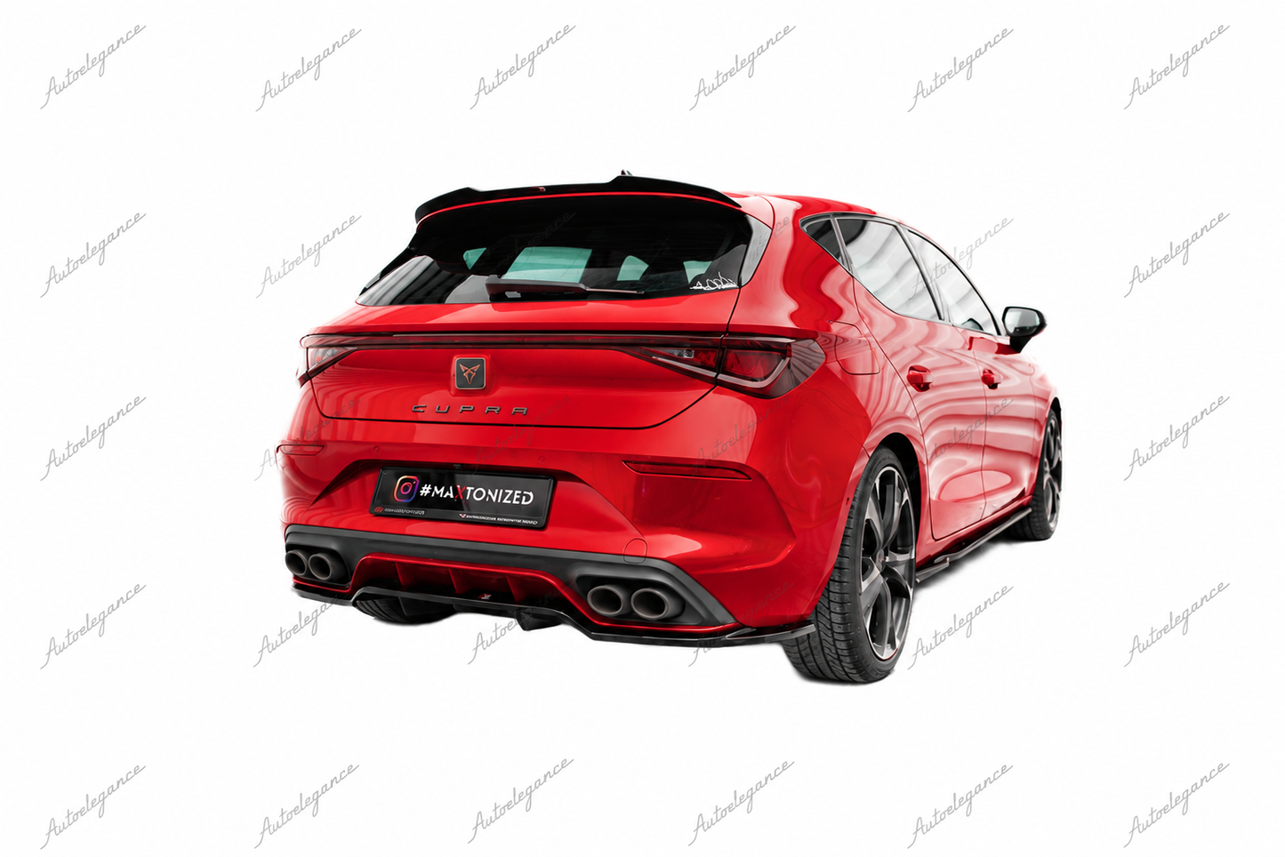🔥ART.9805 SPLITTER POSTERIORE (CON BARRE VERTIVALI) CUPRA LEON HATCHBACK Mk1🔥