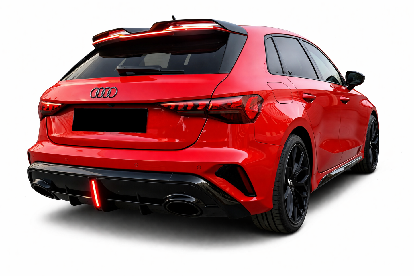 💫Diffusore Posteriore Nero Lucido per Audi A3 S-line RS3 2025-2026💫