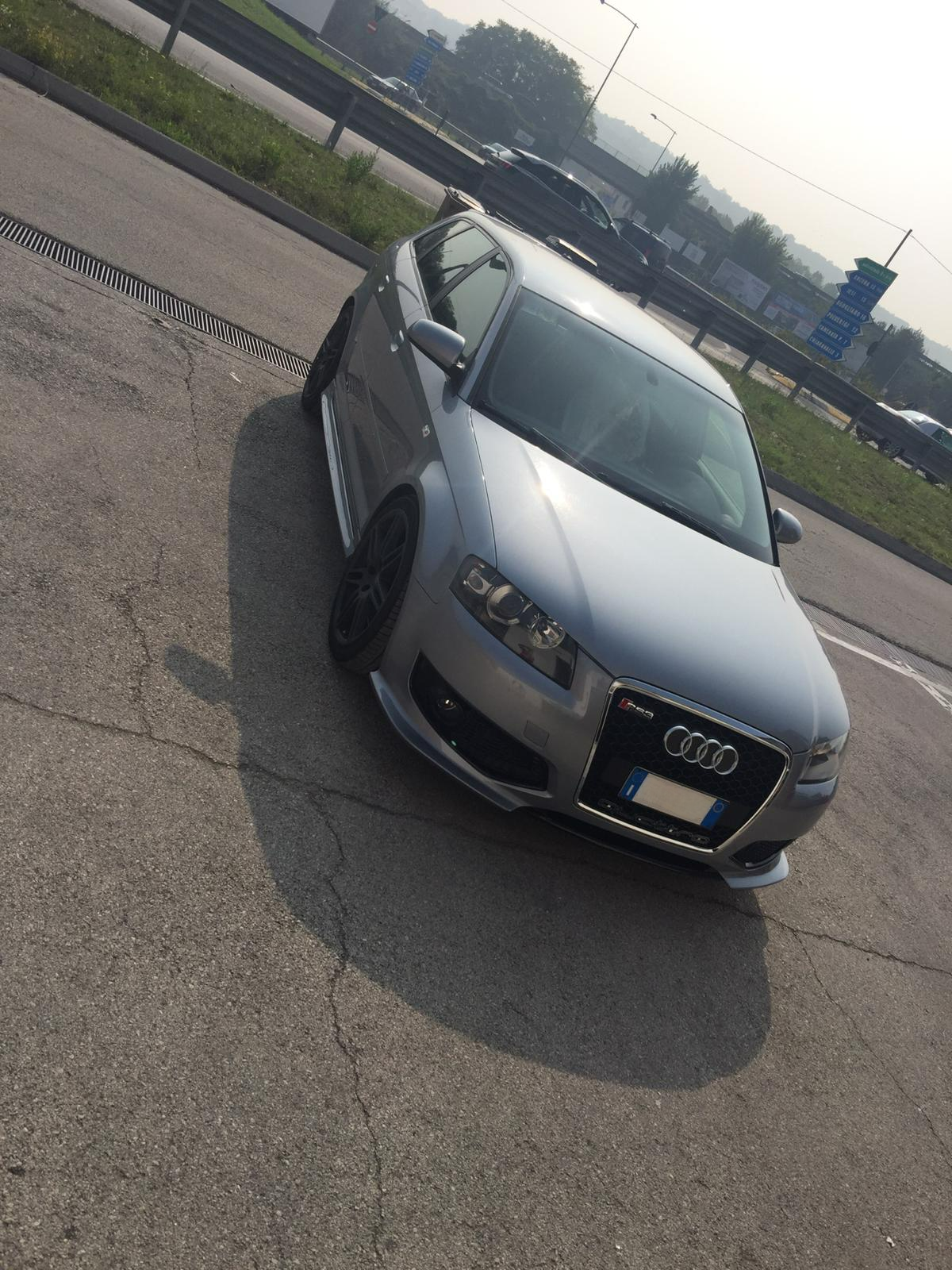 💎PARAURTI ANTERIORE ADATTO PER AUDI A3 8P 03-08 NERO LOOK RS3💎