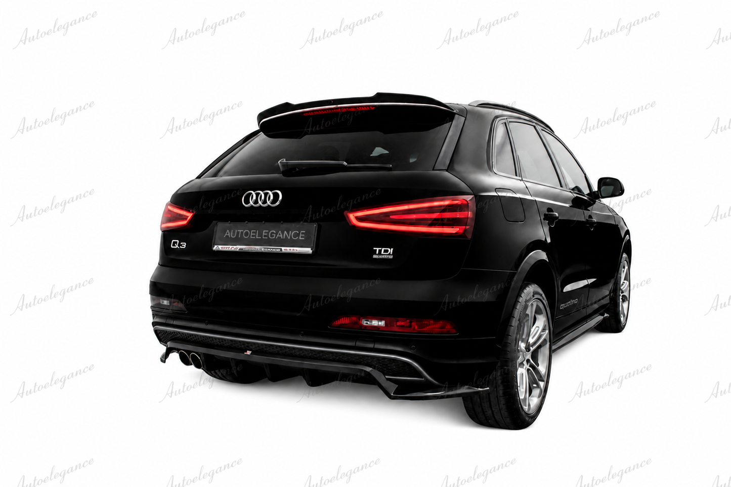 🔥ART.9765 SPLITTER POSTERIORE (CON BARRE VERTICALI) PER AUDI Q3 S-LINE 8U🔥