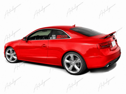 🔥ART.9916 SPOILER POSTERIORE PER AUDI A5 B8 8T COUPE 2007-16 NERO LUCIDO🔥