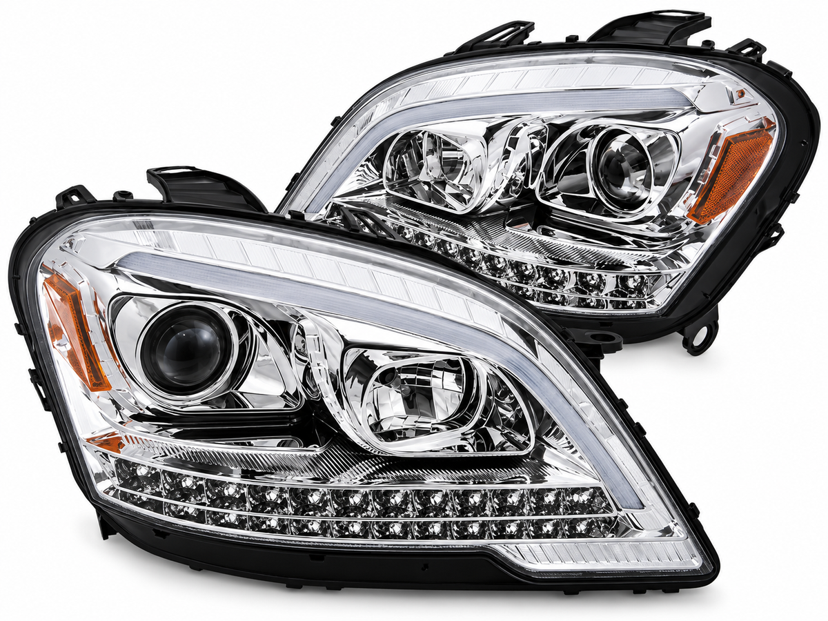 💕ART.10617 FARI  ANTERIORI ADATTO PER MERCEDES W164 ML M-KLASA 09-11💕