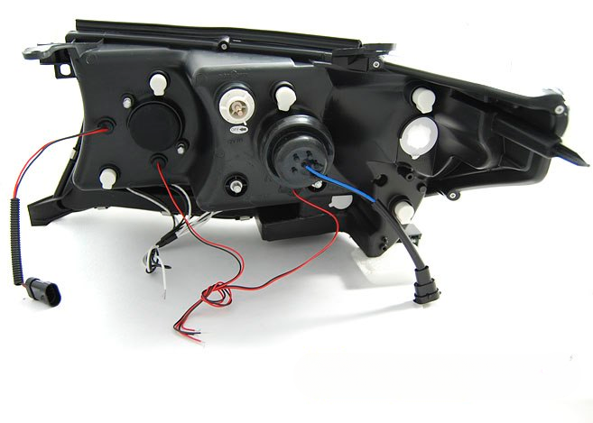 💫ART.6386 FARI OCCHI D'ANGELO NERI per TOYOTA LAND CRUISER FJ200 07-12 💫
