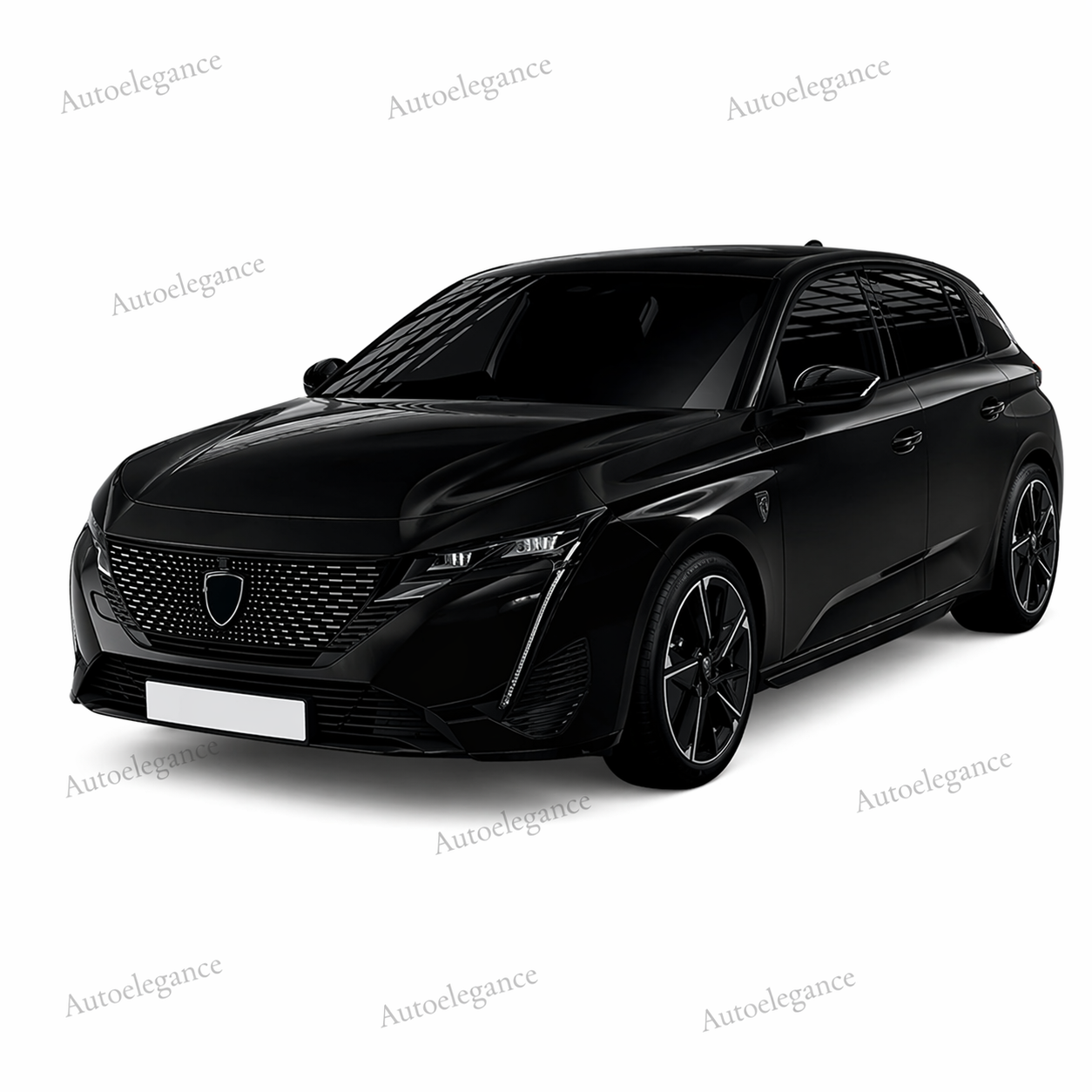 🔥ART.9566 MINIGONNE LATERALI PER PEUGEOT 308 P5 IN ABS NERO LUCIDO / 2021 +🔥