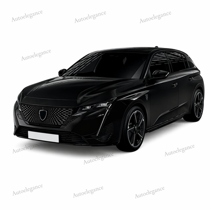 🔥ART.9566 MINIGONNE LATERALI PER PEUGEOT 308 P5 IN ABS NERO LUCIDO / 2021 +🔥