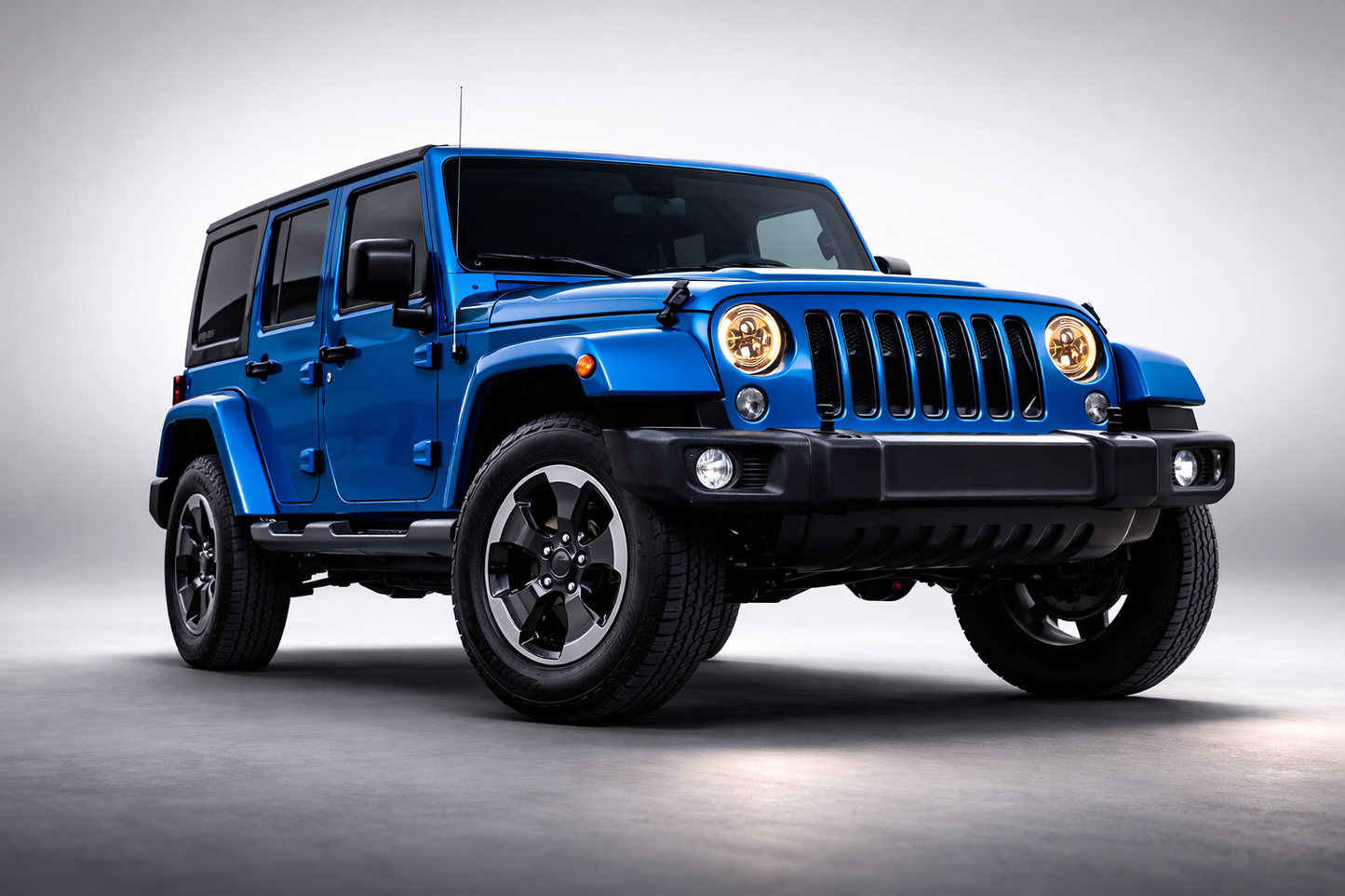 💫ART.8302 Fari Anteriori "Angel Eyes" FULL FULL LED per Jeep Wrangler JK TJ CJ 💫