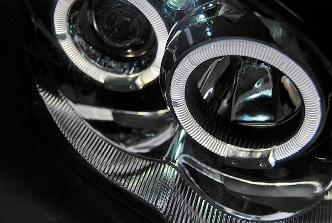 💫ART.6249 FARI OCCHI D'ANGELO CROMATI per SUBARU IMPREZA II GD 2003-2005💫