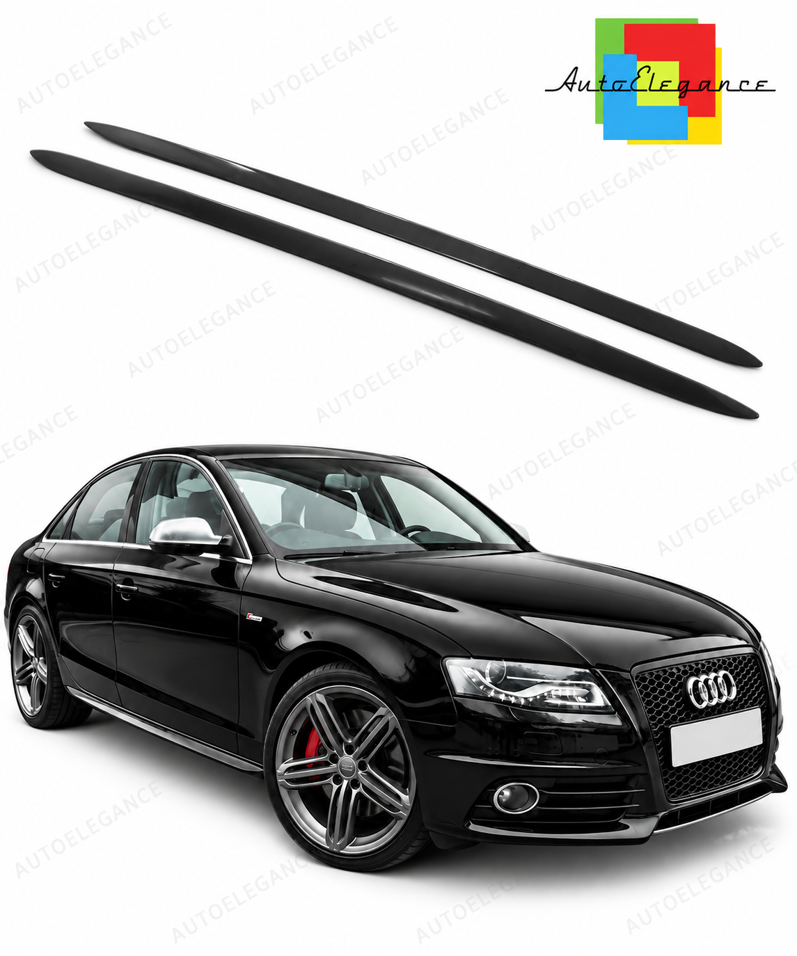 👉Sotto Minigonne stile S4 per Audi A4 berlina Avant (B8) (2008-2015)👈