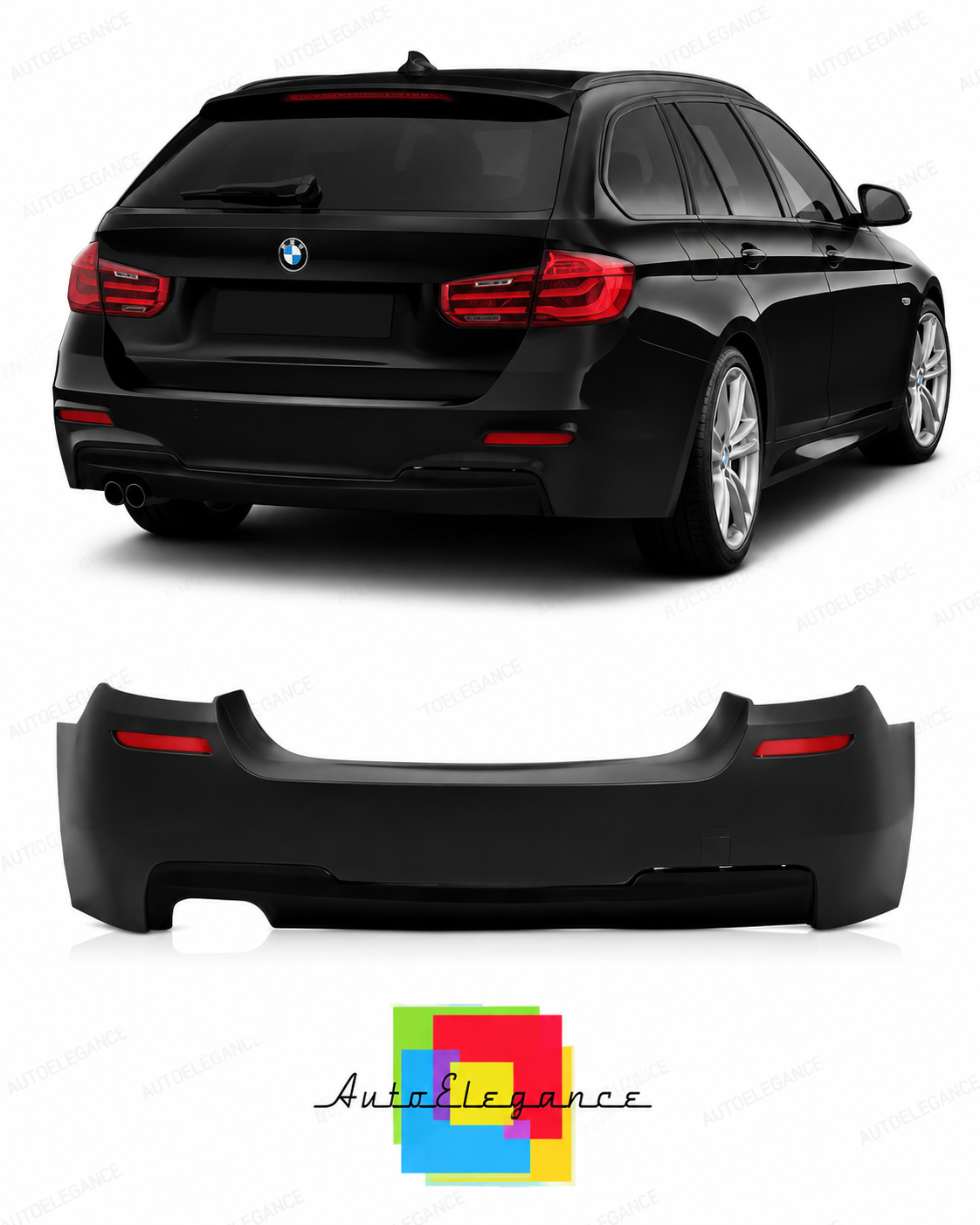💕PARAURTI POSTERIORE BMW  5 F11 TOURING LOOK M💕