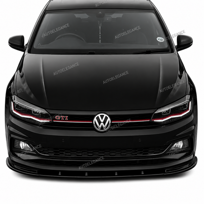 💫Splitter Anteriore Nero Lucido per Polo 8 GTI R-line 2017-2021💫