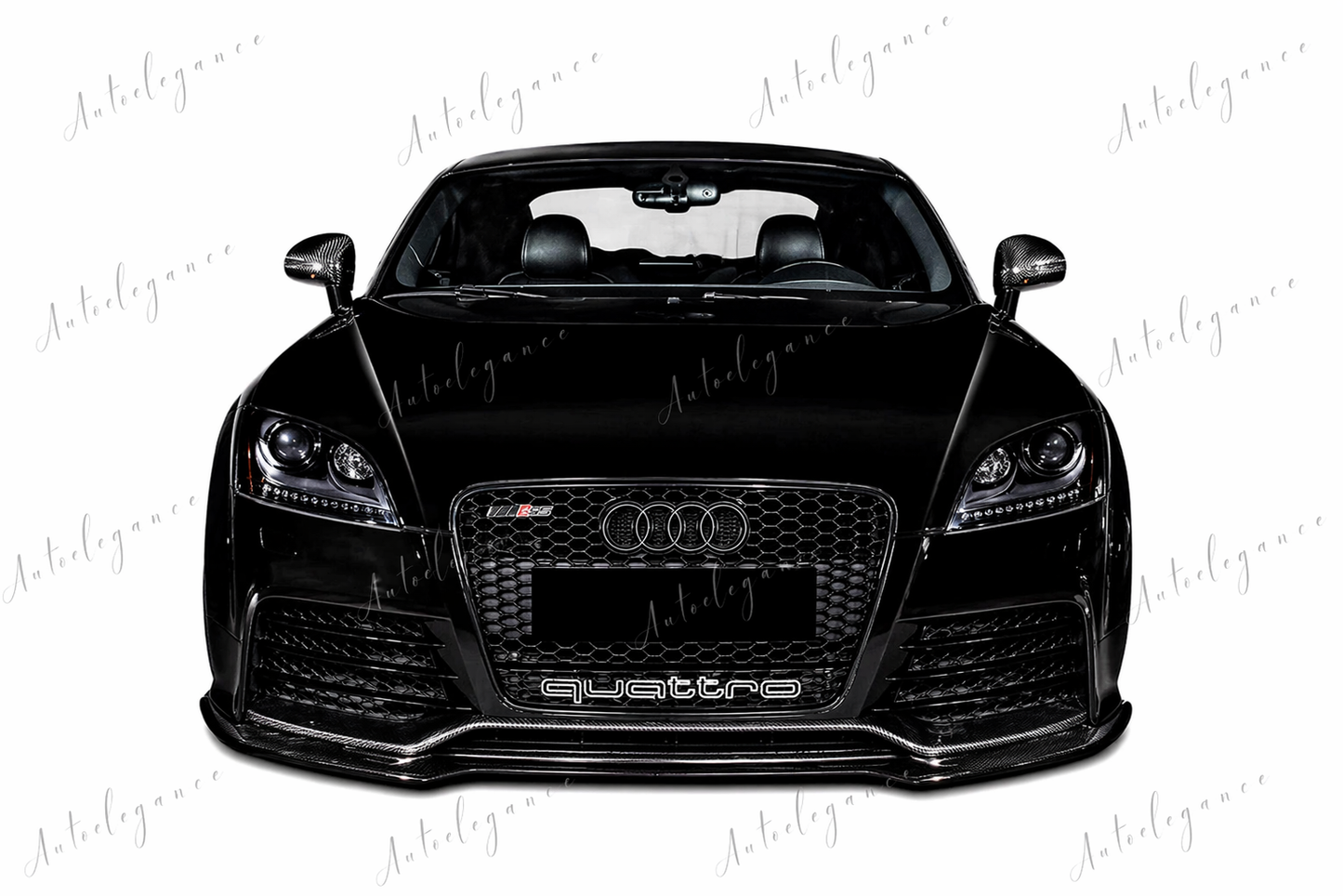 🔥ART.0931 GRIGLIA PER AUDI TT 8J 2006-2014 LOOK RSTT QUATTRO NERO LUCIDO🔥