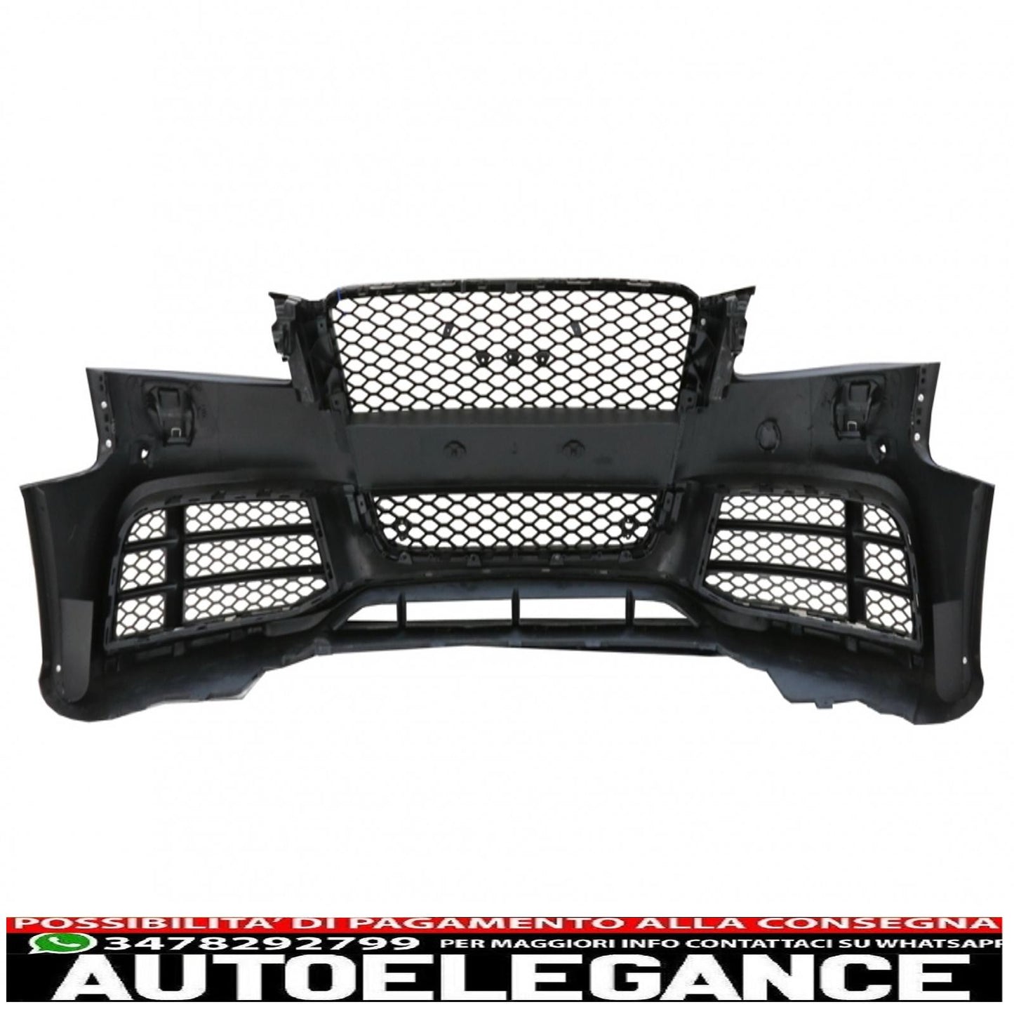 front bumper and additional spoiler in real carbon suitable for audi a5 8t pre restyling (2007-2011) rs5 design