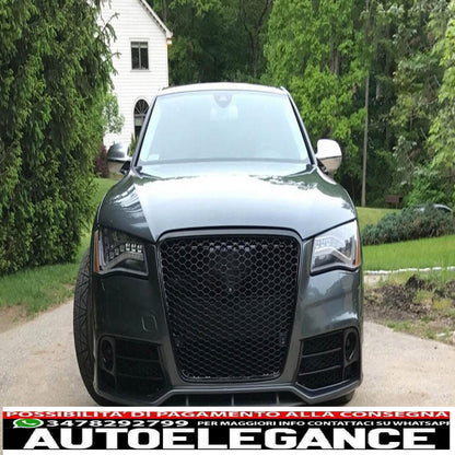 griglia anteriore adatta per audi a8 d4 facelift (2014-2017) rs8 design pianoforte nero