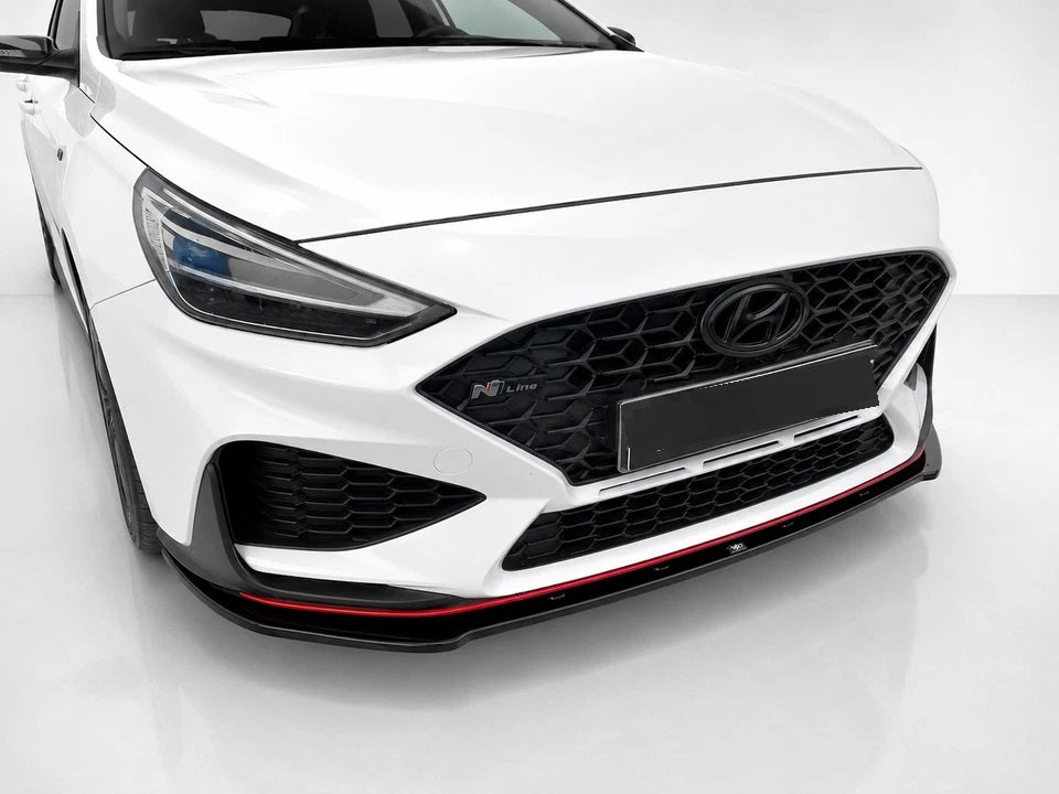 👉SPLITTER ANTERIORE HYUNDAI I30 N N-LINE FACELIFT 2020+ NERO LUCIDO👈