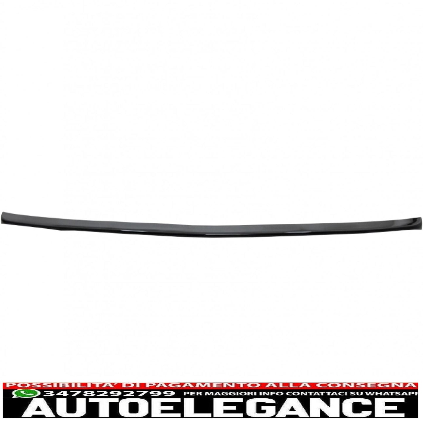 trunk spoiler suitable for mercedes e class w212 (2009-2016) piano black