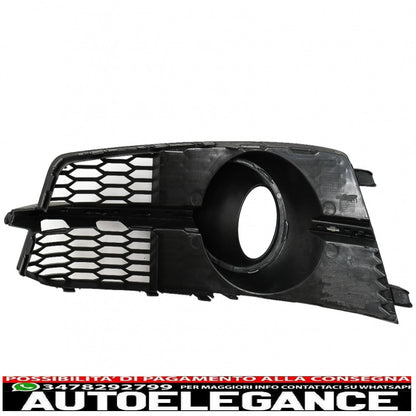 lower grill bumper covers ACC side grills suitable for audi a6 c7 4g s line facelift (2015-2018) black edition