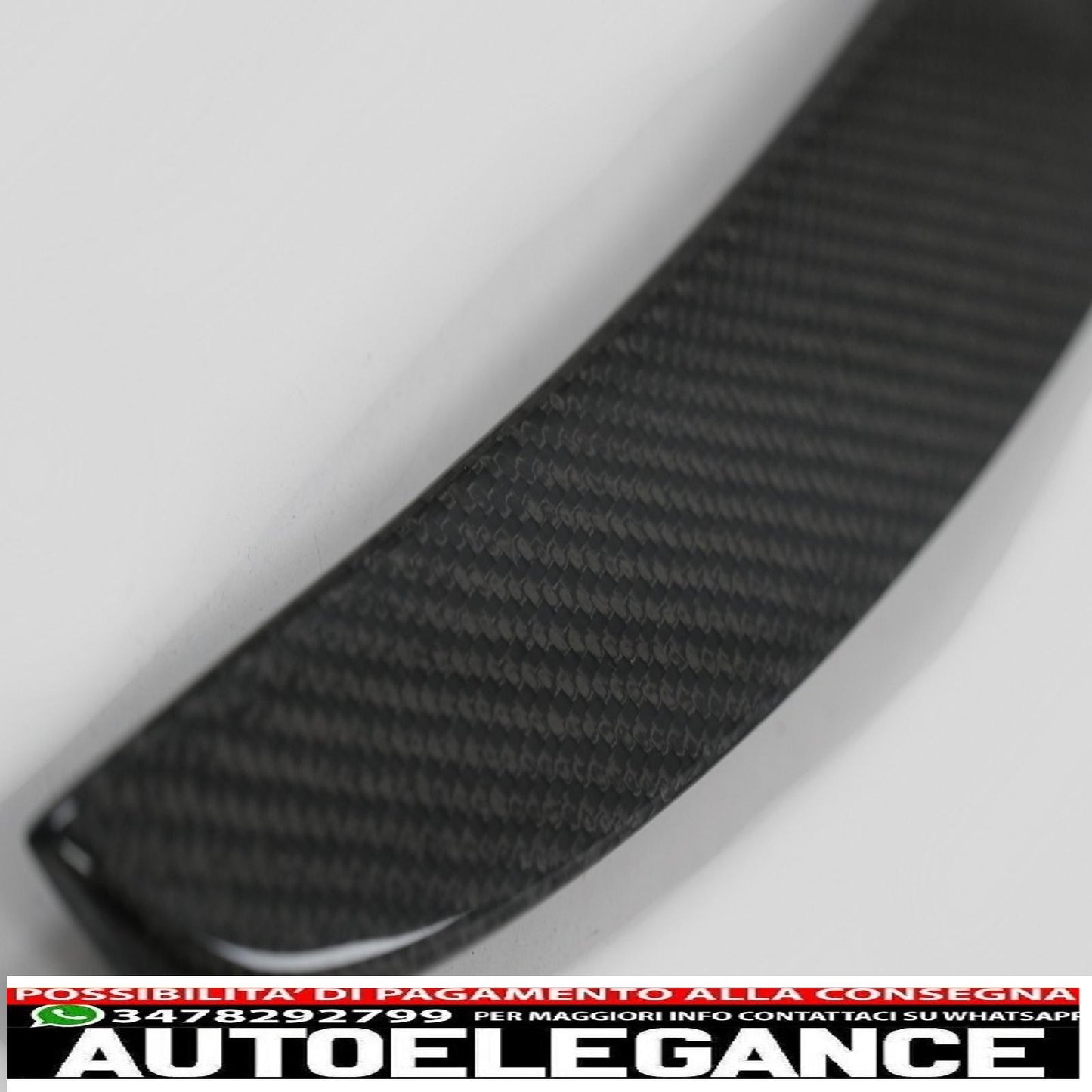 Trunk lid spoiler suitable for audi a7 4g8 s7 rs7 (2011-2017) real carbon 