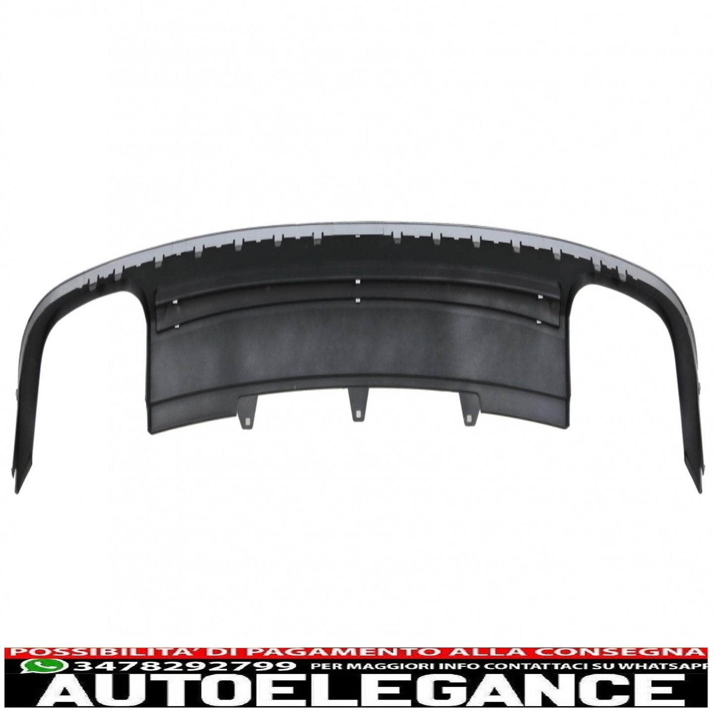 Diffusore mantovana paraurti posteriore adatto per audi a5 8t 4d sportback s-line non facelift (2007-2011) s5 design
