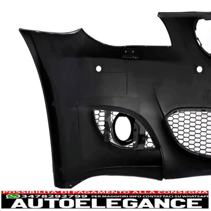 body kit paraurti anteriore e posteriore adatto per bmw serie 5 e60 (2007-2010) lci m5 design con pdc 18mm AUTOELEGANCERICAMBI