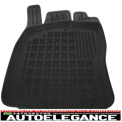 Black rubber mat suitable for VW Passat B8 (2014-up)