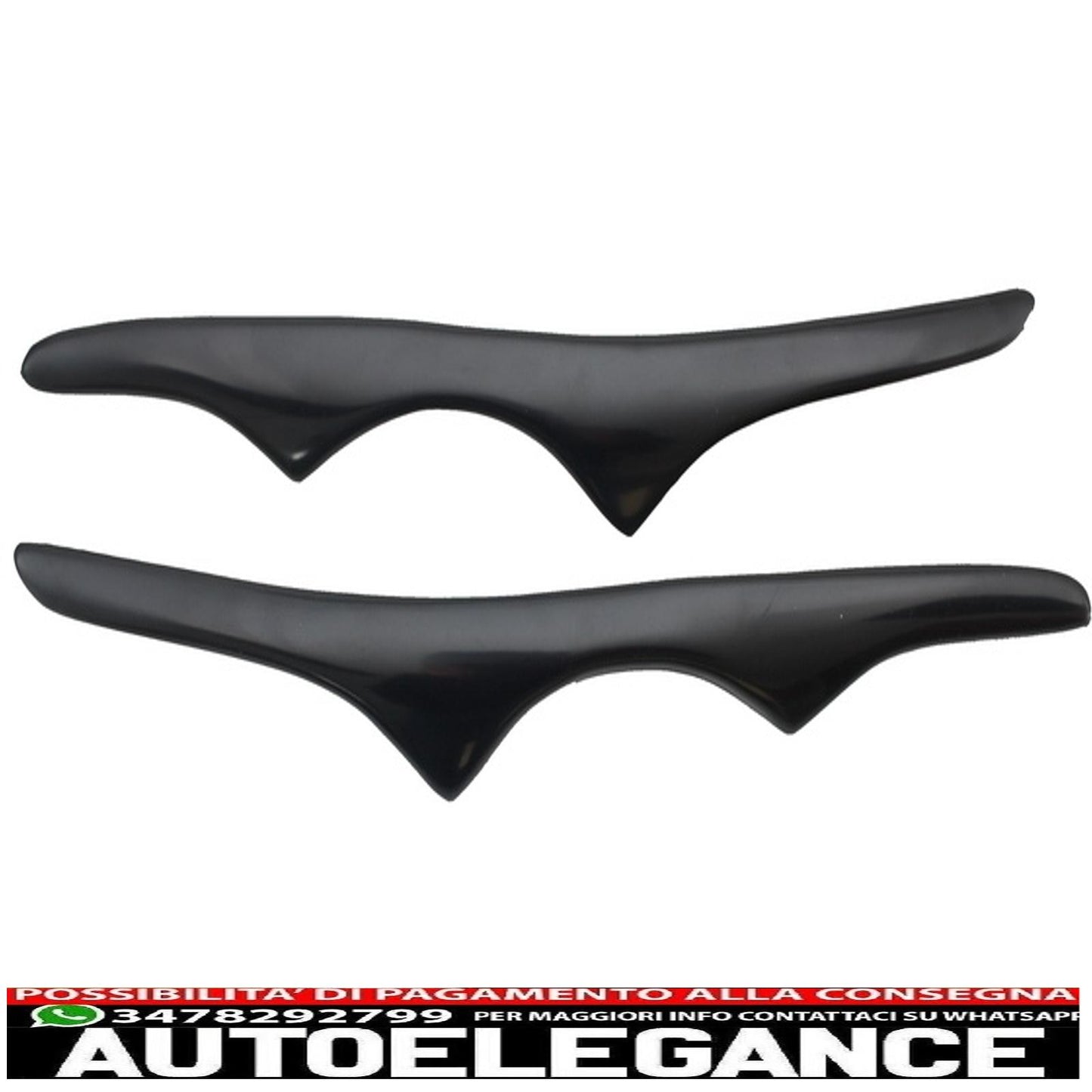 Front Bumper Spoiler with Headlights Eyebrows Suitable for BMW 3 Series E92 E93 (2006-2009) Coupe Cabrio M-Tech Sport Design 