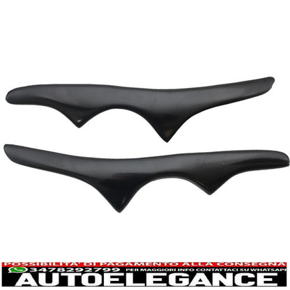 Front Bumper Spoiler with Headlights Eyebrows Suitable for BMW 3 Series E92 E93 (2006-2009) Coupe Cabrio M-Tech Sport Design 