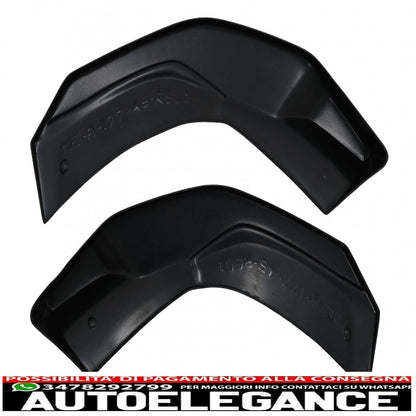 Alette splitter laterali per paraurti posteriore adatte per mercedes classe A W177 A35 A45 Hatchback (2018-up) Piano Black AUTOELEGANCERICAMBI