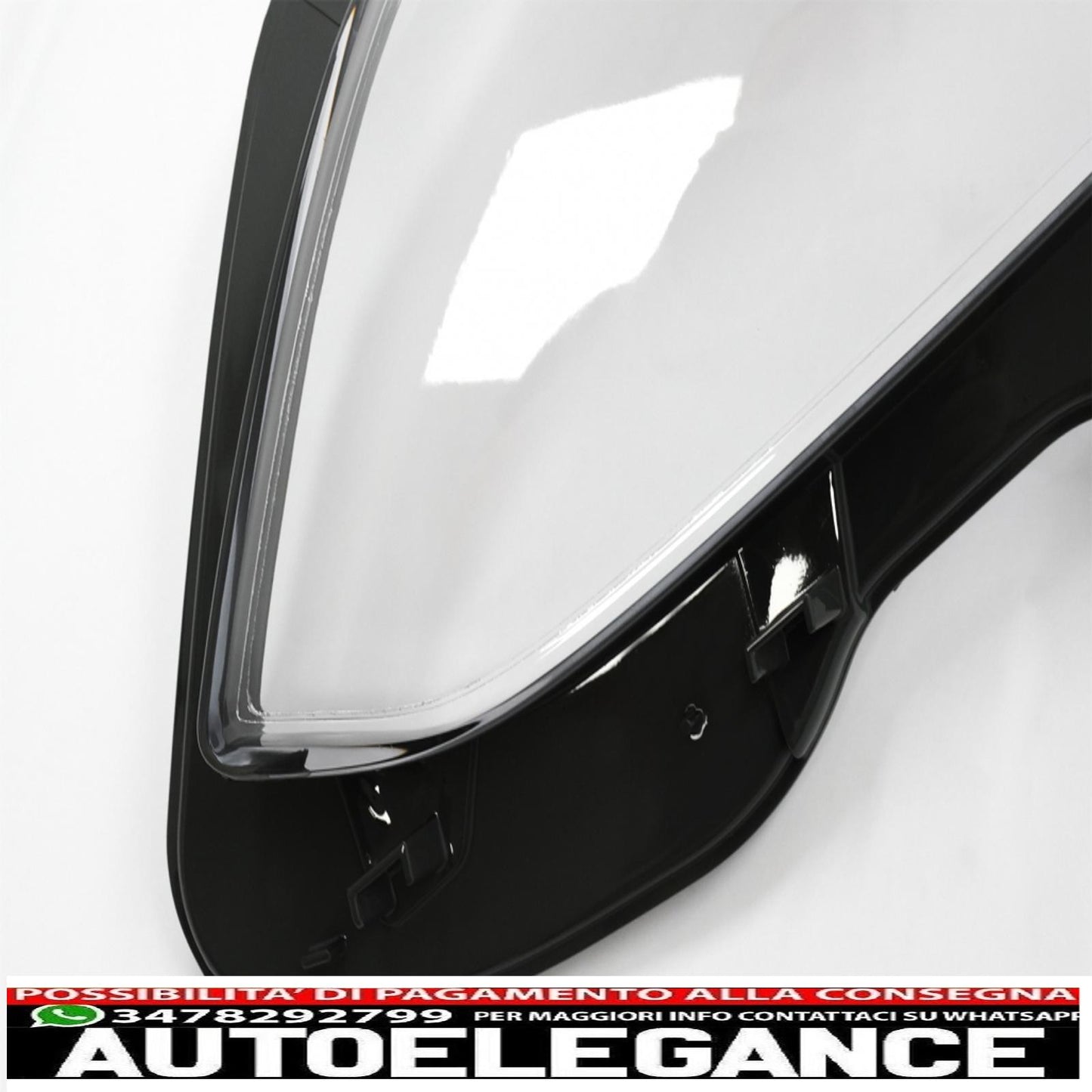 headlight lenses suitable for mercedes e class w212 s212 facelift (2013-2016) transparent 