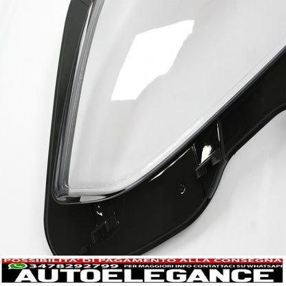 headlight lenses suitable for mercedes e class w212 s212 facelift (2013-2016) transparent 