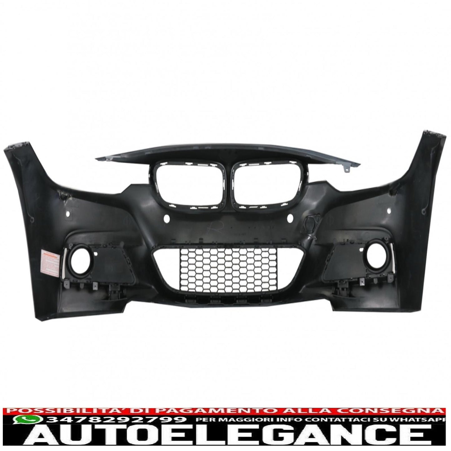 kit carrozzeria completo con diffusore e doppio sistema di scarico doppio adatto per BMW Serie 3 F30 (2011-2019) design M-Performance