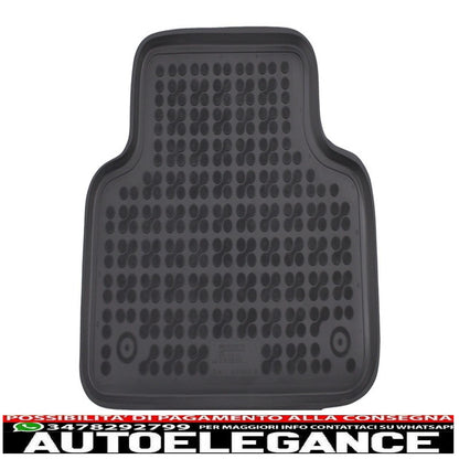 Black rubber mat suitable for audi q7 4m (2015-) q8 (2018-)