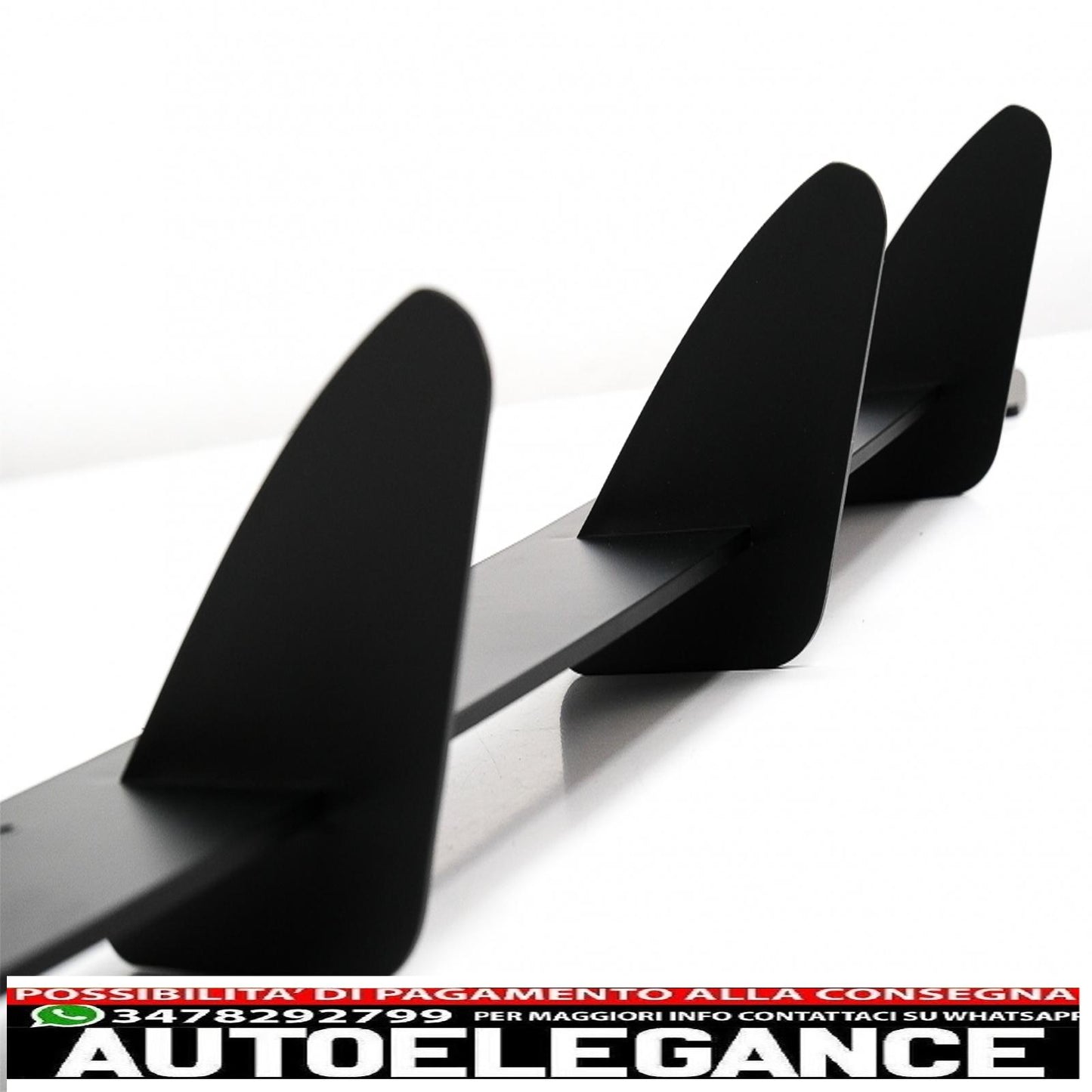 estensione paraurti posteriore per diffusore e splitter laterali posteriori adatta per vw golf vi 6 gti (2008-2013) nero